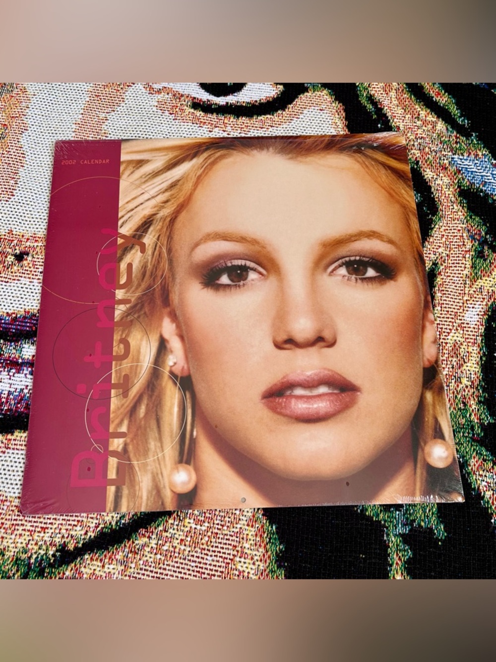 Vintage Y2K Britney Spears 2002 Deadstock Wall Calendar